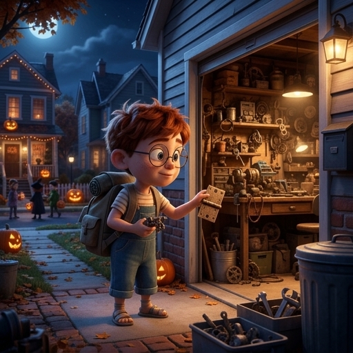 Illustration from "The Spooky House Isn't Spooky": But Mr.